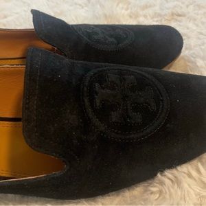 Tory Burch Leigh loafer flats, size 8 Black